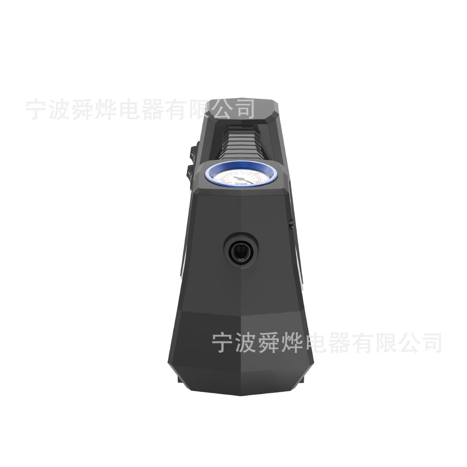 厂家定制轮胎球类35L便携式车载充气泵带灯家用应急金属加气机图2