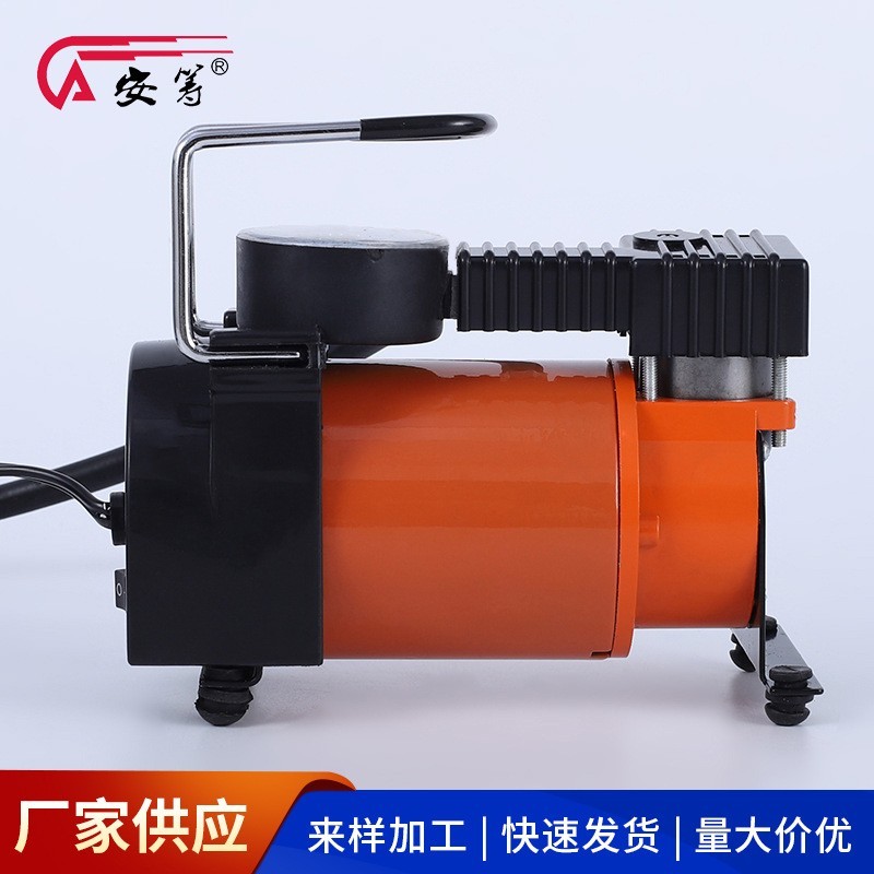 汽车轮胎打气泵 30缸大功率打气充气泵 车载金属充气泵图3