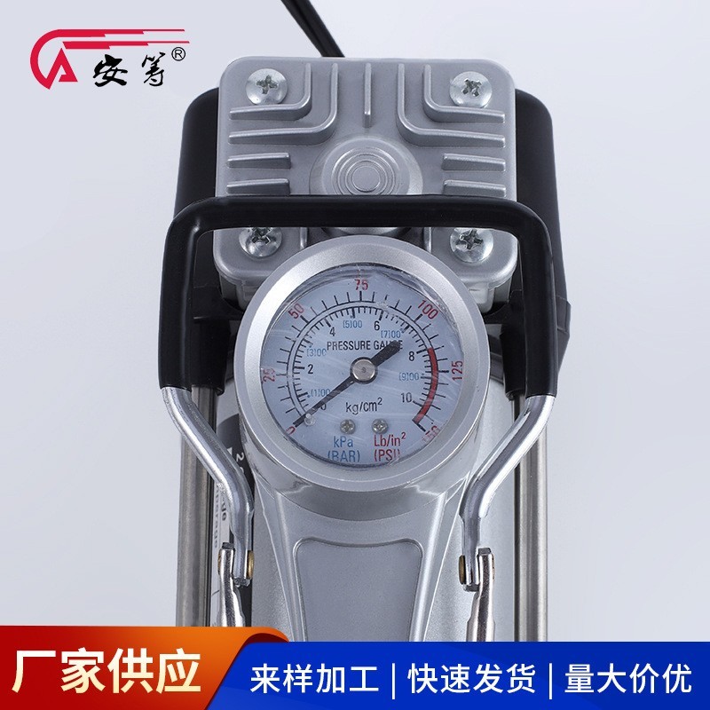 便携式充气泵12V汽车打气筒 汽车电动充气泵 车载双缸充气泵图5