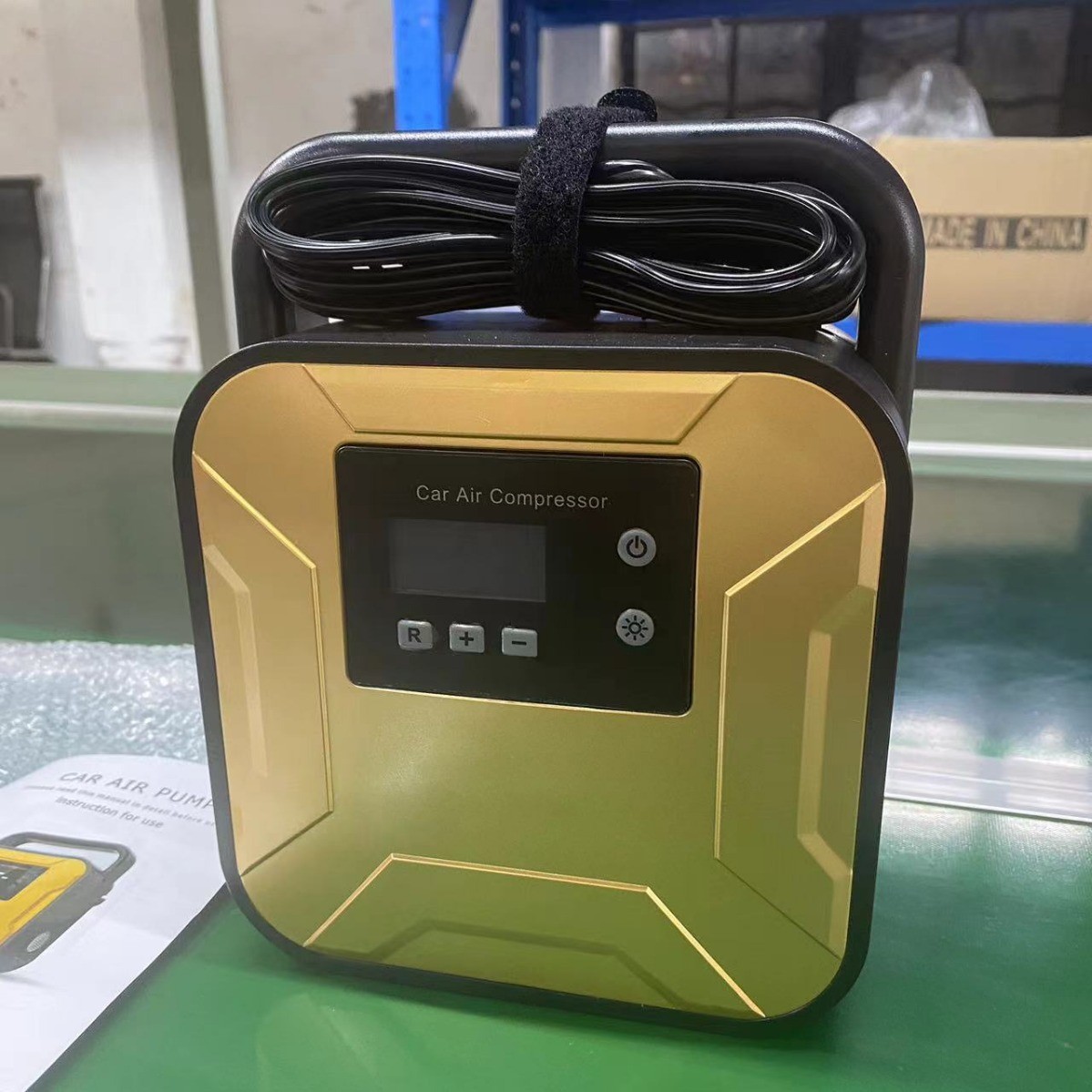 车载充气泵汽车泵跨境电商打气泵自动充停轮胎气泵车用数显充气泵图4