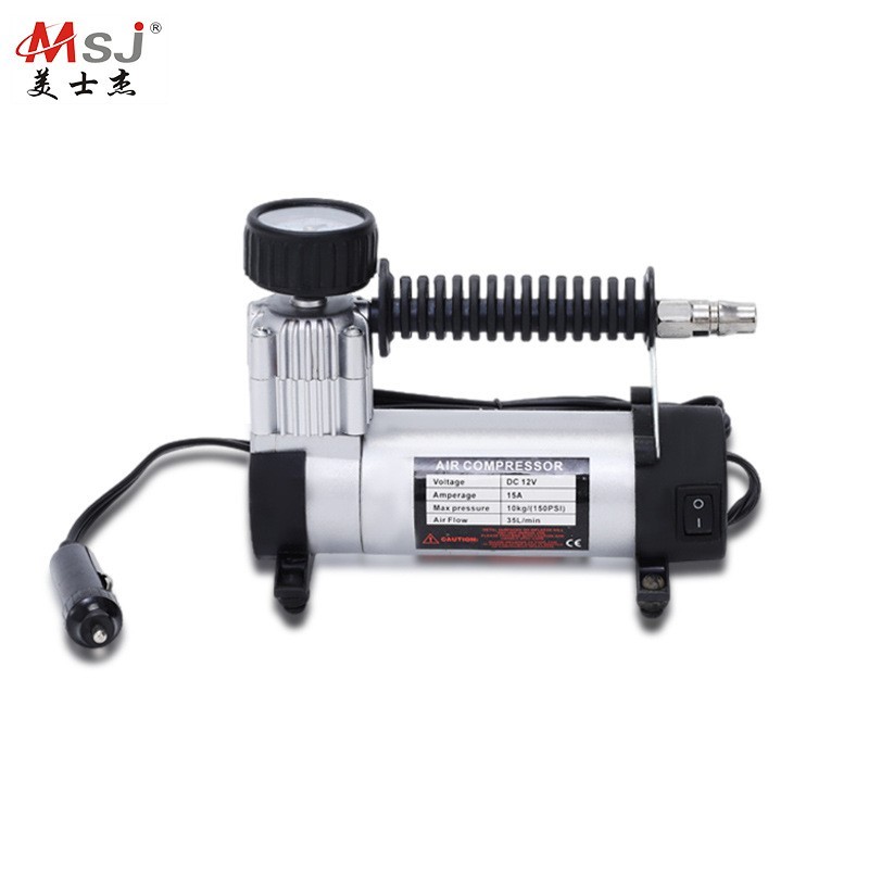 便携式车载充气泵 小轿车摩托车汽车轮胎打气泵 户外应急充气泵图4