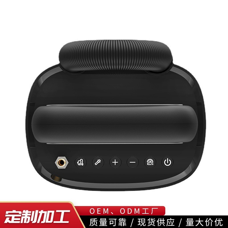 定制四合一充气泵 无线充电家车两用智能数显胎压监测照明充气泵图2