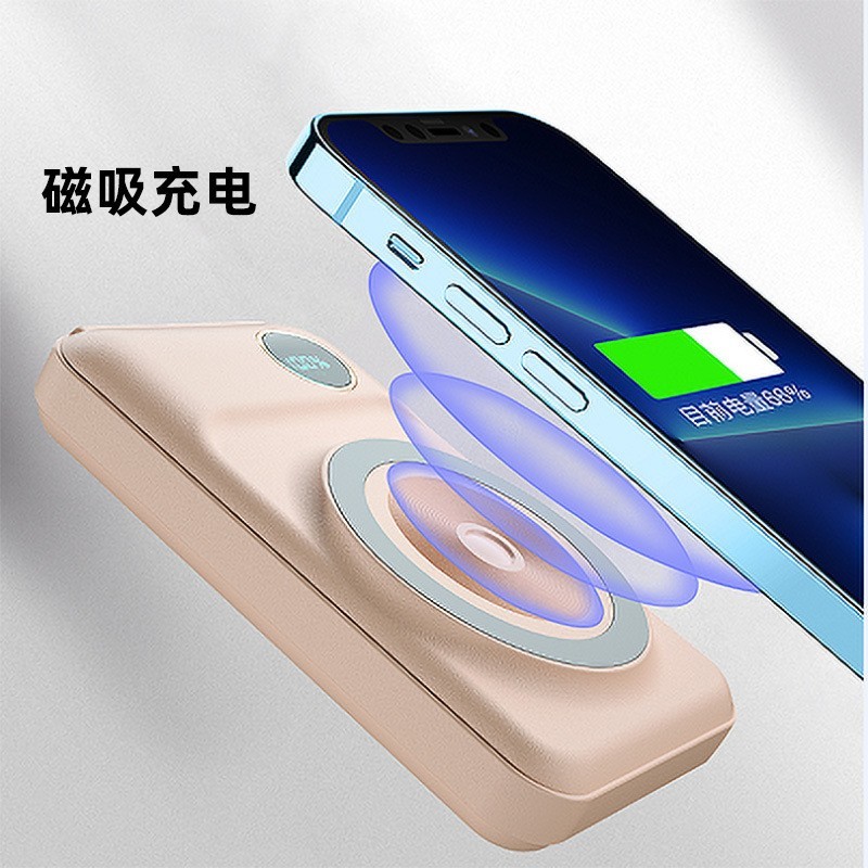 PD22.5W双向快充 20000毫安大容量磁吸无线快充小巧便携移动电源图2