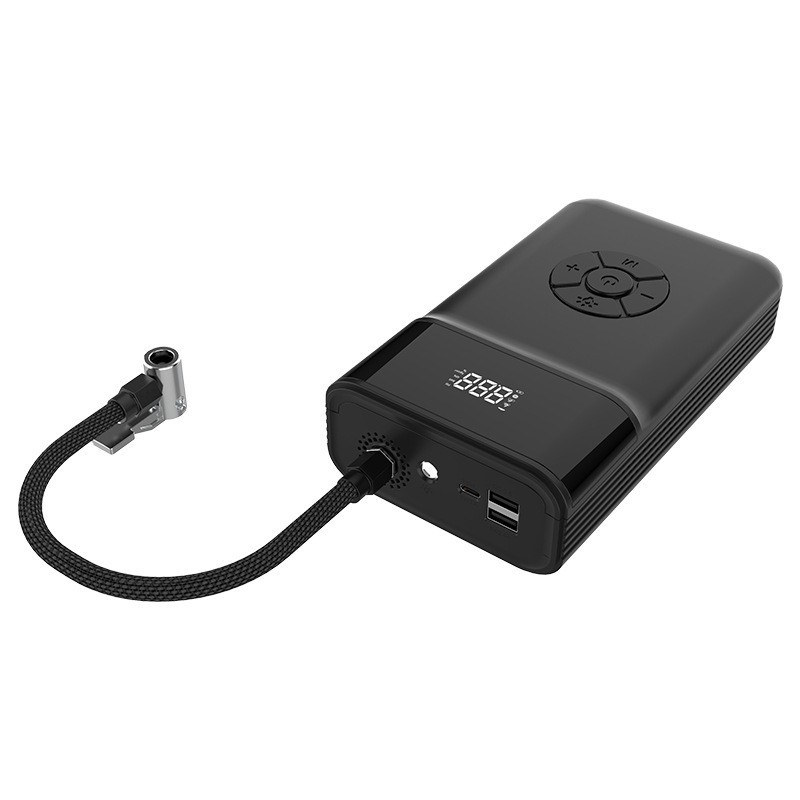 600A启动电源气泵一体机12V汽车启动电源 打气泵车载搭电一体图3