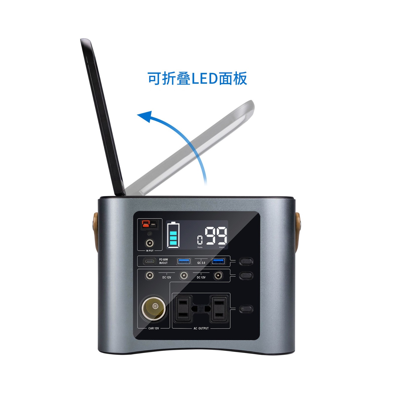 300W户外移动储能电源300W户外电源PD60W双向太阳能应急电源厂家图2