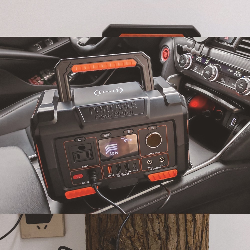 定制300W便携式储能电源 露营摆摊移动电源车载储能电源资质齐全图2