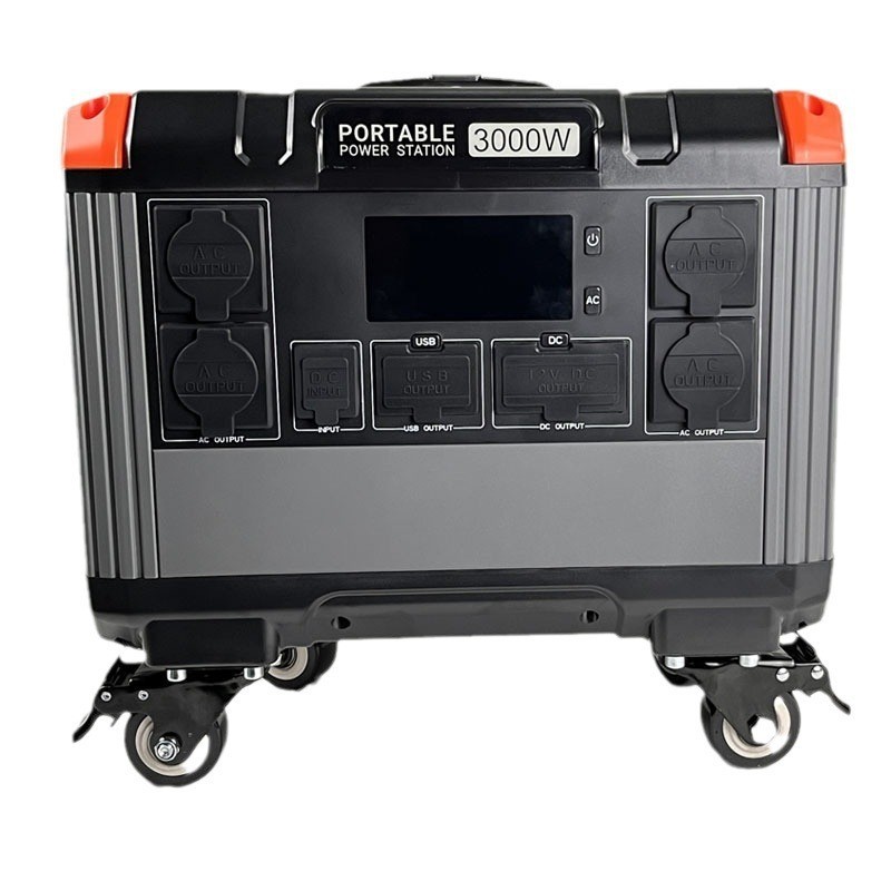 定制3000W便携储能应急电源 户外太阳能充电储能车载双向逆变电源图4