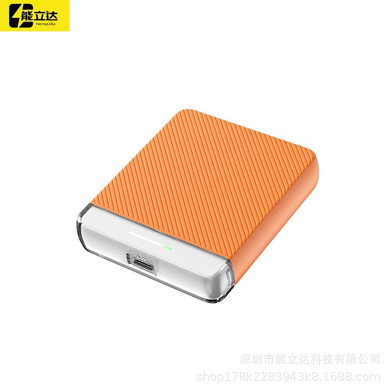 透明式磁吸无线充电宝5000毫安PD20W双向快充商务Magsafe移动电源图2