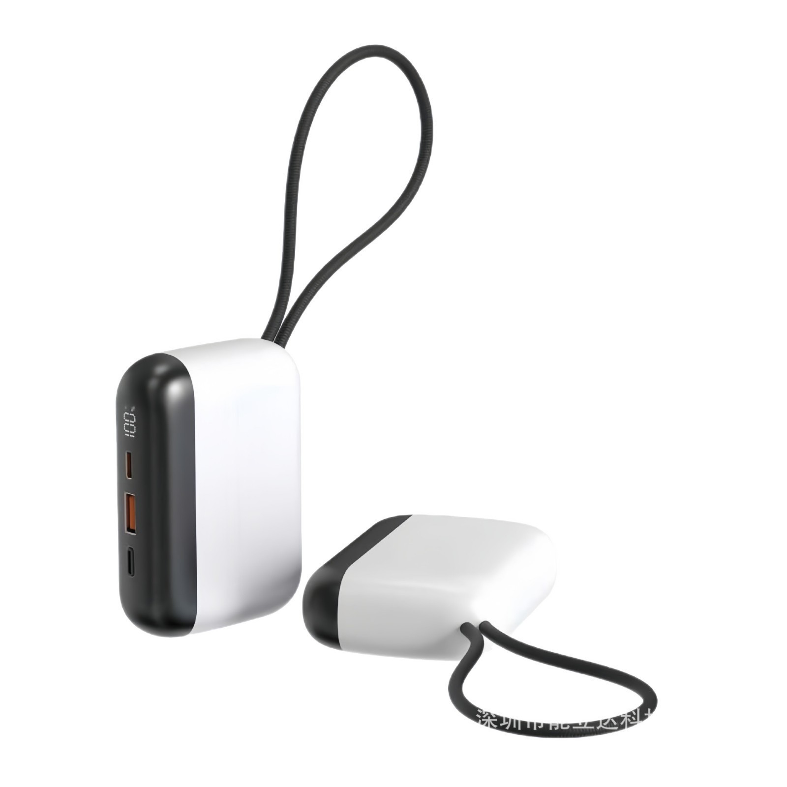 私模定制电镀工艺商务充电宝10000毫安mini小巧高端商务移动电源图3