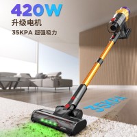 跨境吸尘器无线手持式家用420W35Kpa大吸力大功率地毯清洁吸尘器