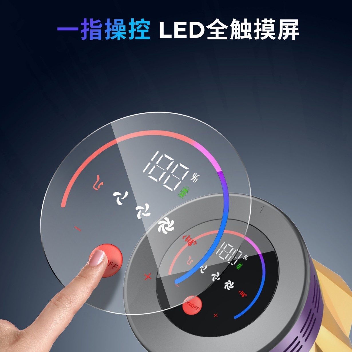 跨境吸尘器无线手持式家用420W35Kpa大吸力大功率地毯清洁吸尘器图4