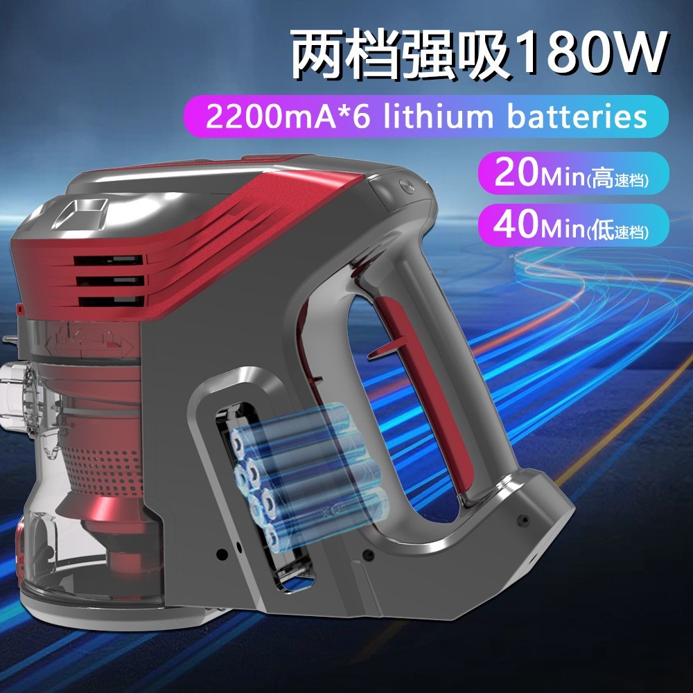 跨境家用吸尘器无线大吸力大功率手持立式除螨除尘一体吸尘器图3