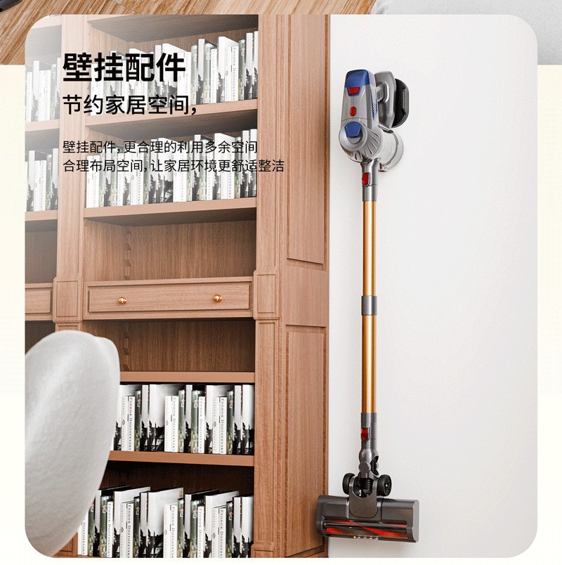 跨境吸尘器家用一件起批大功率大吸力手持式无线吸尘器除螨一体吸图2