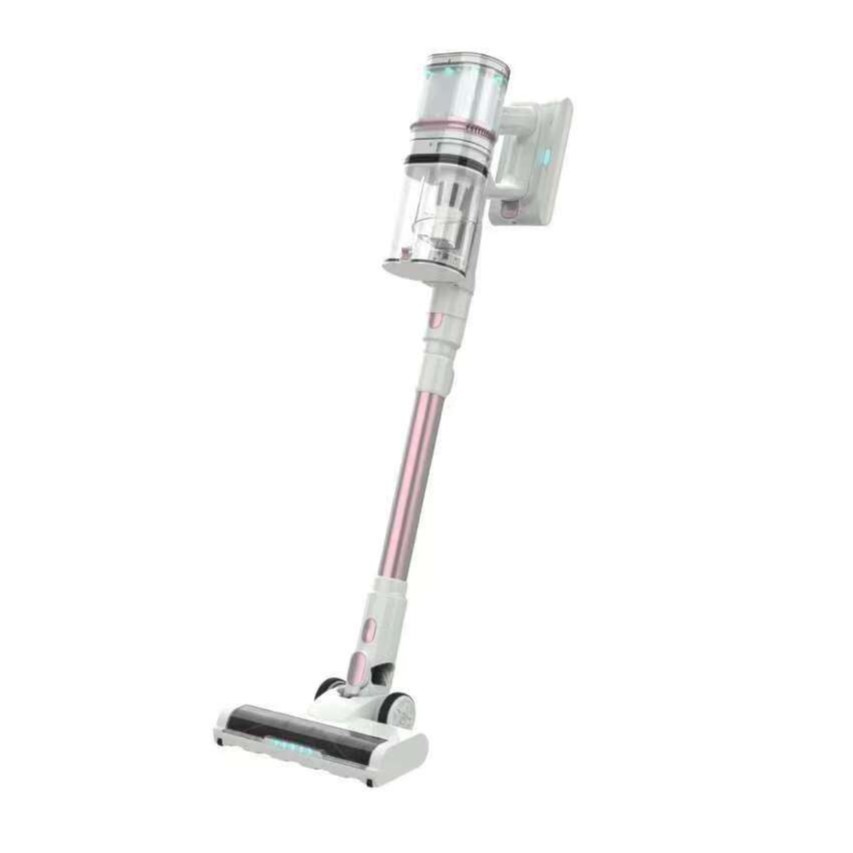 新款V12家用无线吸尘器8节电芯可拆卸无刷电机双尘杯设计电动地刷图5