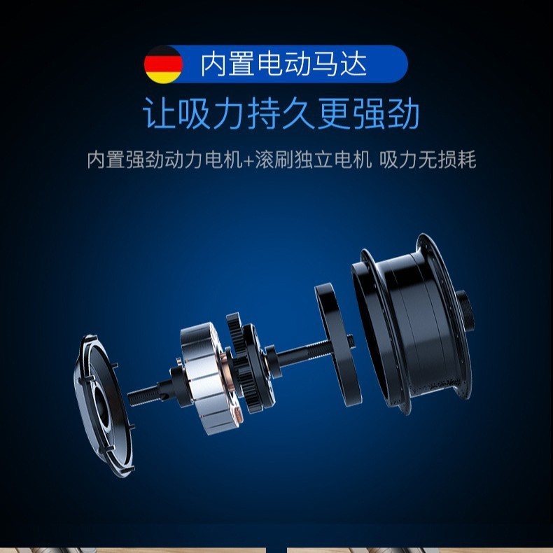 便携立式无线多功能吸尘器家用大功率可充电清洁电器适用地板地毯图2