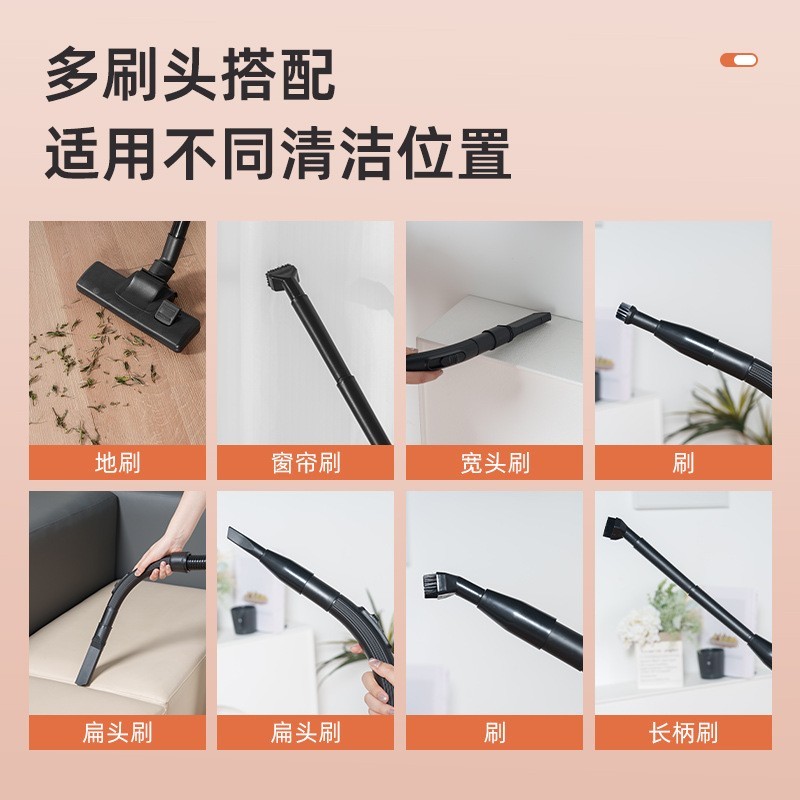 桶式吸尘器家用大吸力大功率强力小型静音干湿两用吸尘机图3