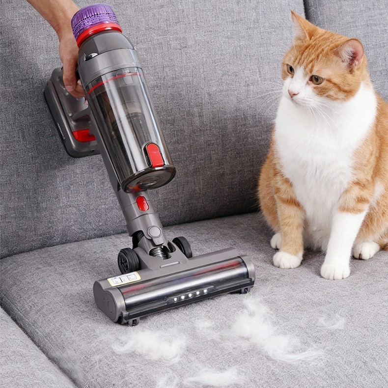 定制无线吸尘器家用多功能大吸力吸尘器无刷电机除螨吸猫毛一体机图4