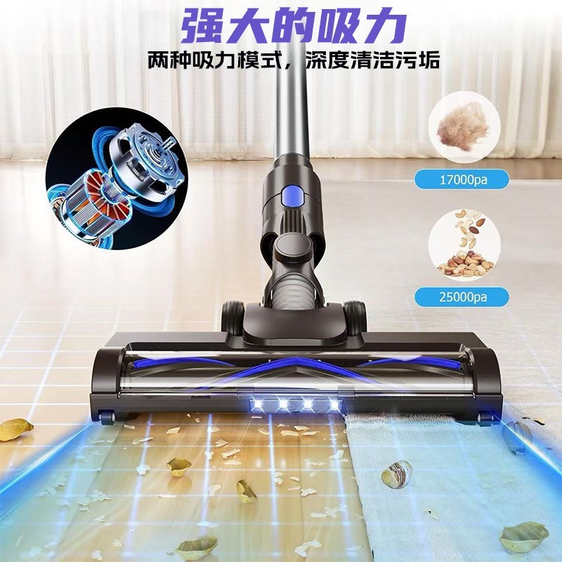 定制跨境无线吸尘器家用大吸力手持小型强力除螨车载清洁器吸尘机图2