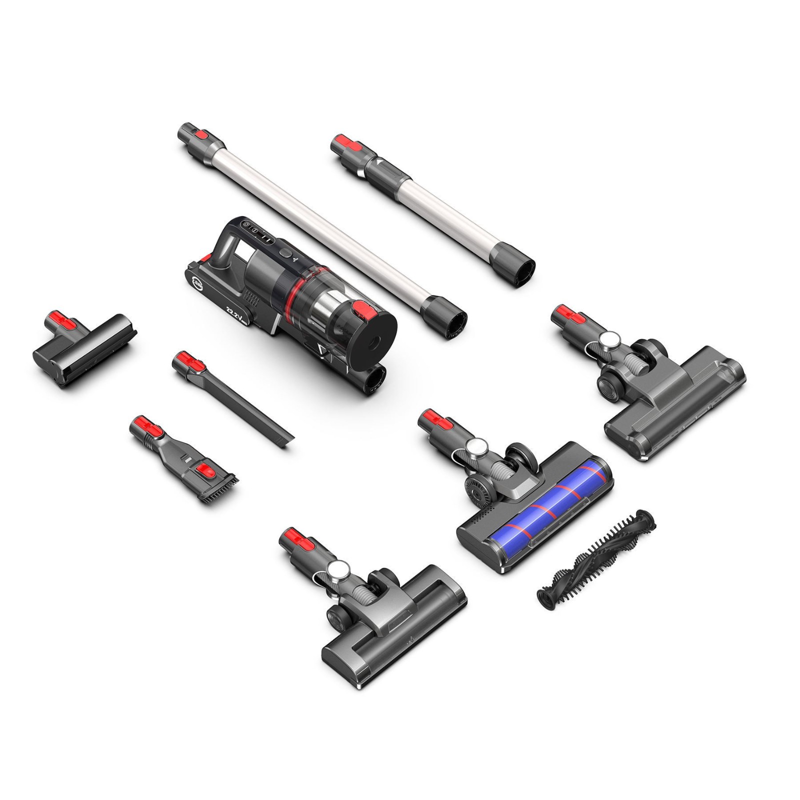 源头工厂家用手持吸尘器无线大吸力家居无刷电机250W吸尘跨境图2