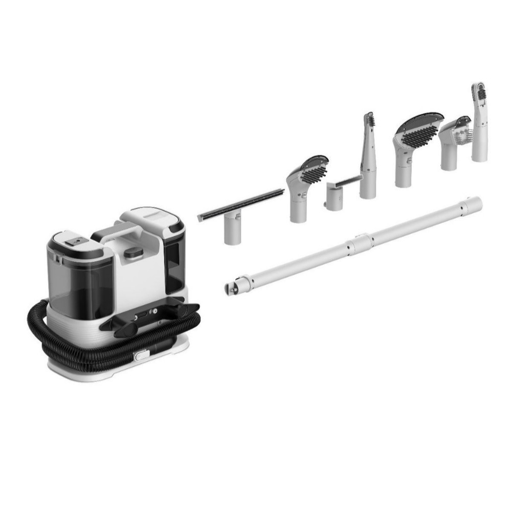 跨境多功能小型便携布艺清洗机沙发地毯家用无线大吸力窗帘清洁机图3