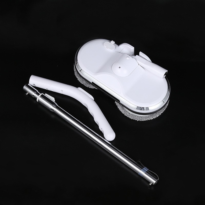 家用一键式开启可伸缩懒人拖把多种地面适用带LED可照亮电动拖把图4