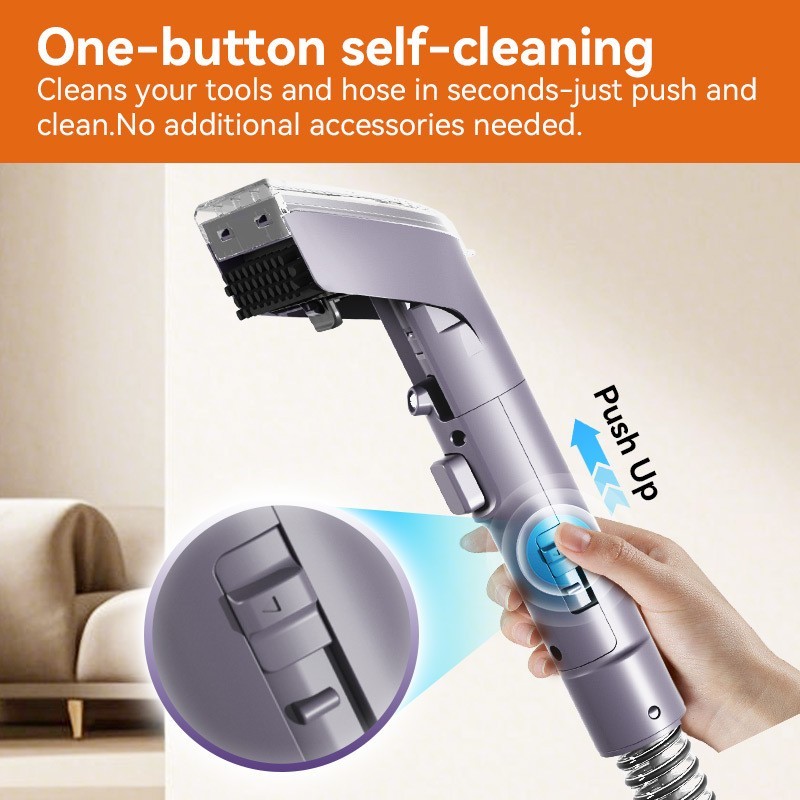 定制大吸力多功能地毯窗帘沙发清洁机高温蒸汽杀菌布艺清洗机图3