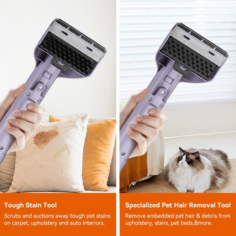 定制大吸力多功能地毯窗帘沙发清洁机高温蒸汽杀菌布艺清洗机图4