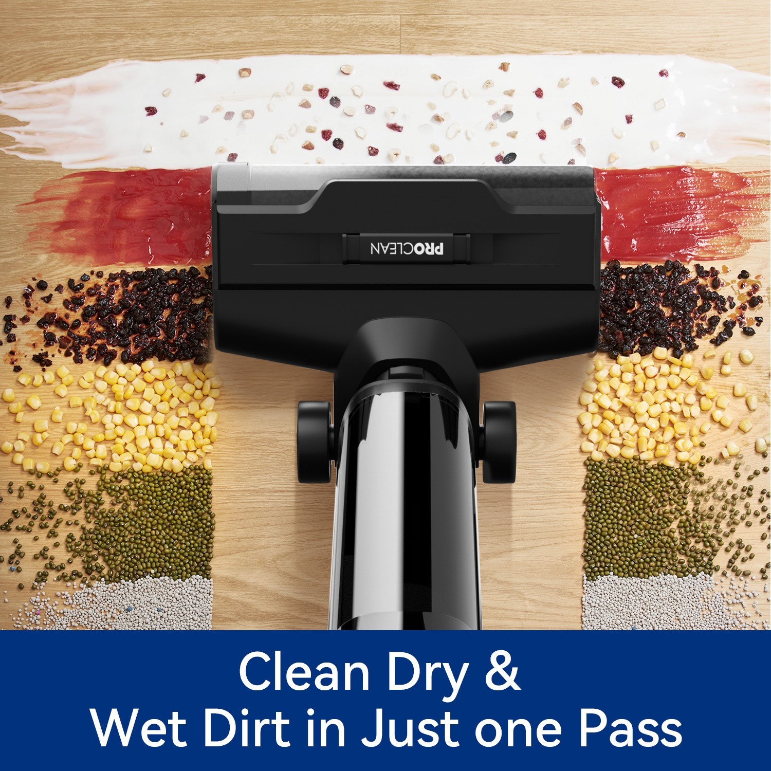 新款黑色洗地机 家用扫拖吸一体机 可定制无刷款洗拖一体机图3