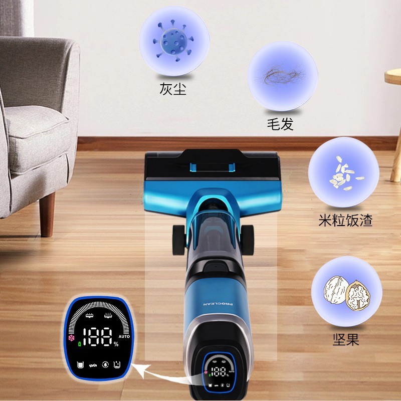 智能无线洗地机吸拖洗一体机电动拖把手持式家用洗地机图4