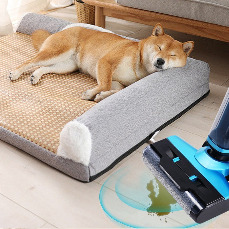 智能无线洗地机吸拖洗一体机电动拖把手持式家用洗地机图2