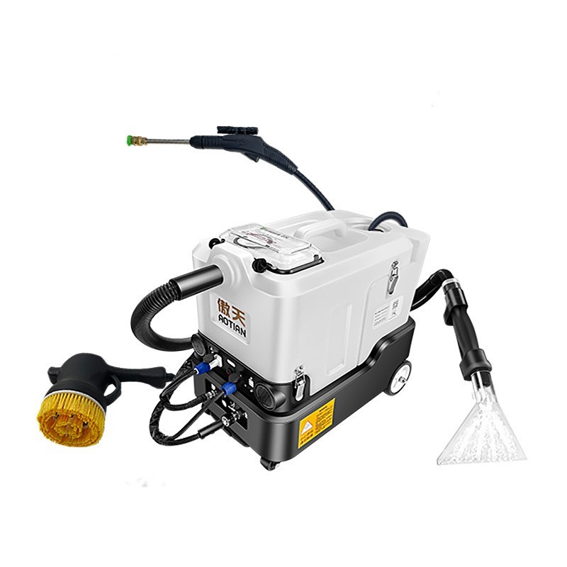 地毯沙发窗帘蒸汽布艺清洗机制泡打磨刷洗喷抽一体家电清洗机图5