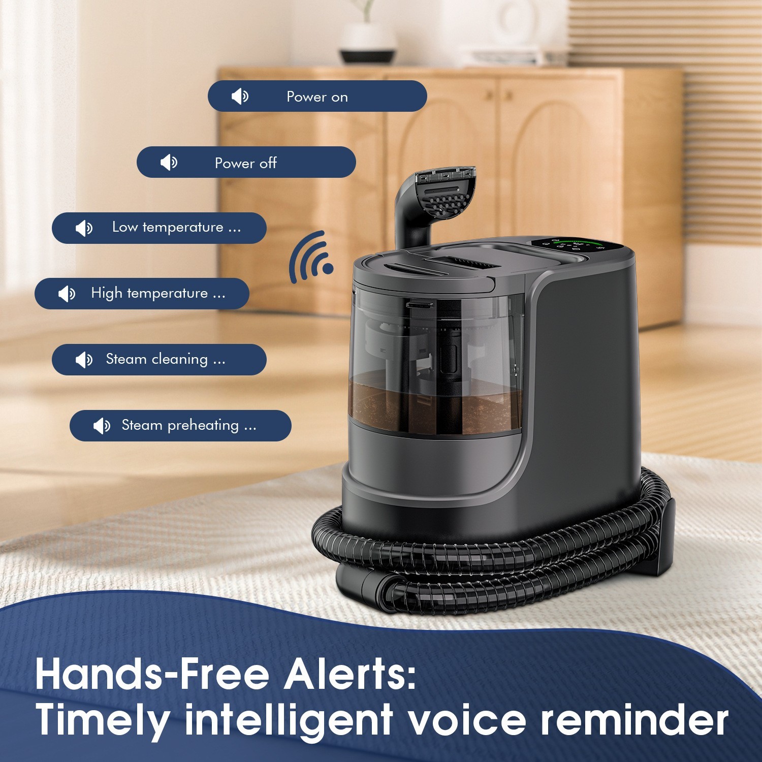 定制蒸汽布艺清洗机家用有线高温喷抽吸一体沙发地毯清洁机图3