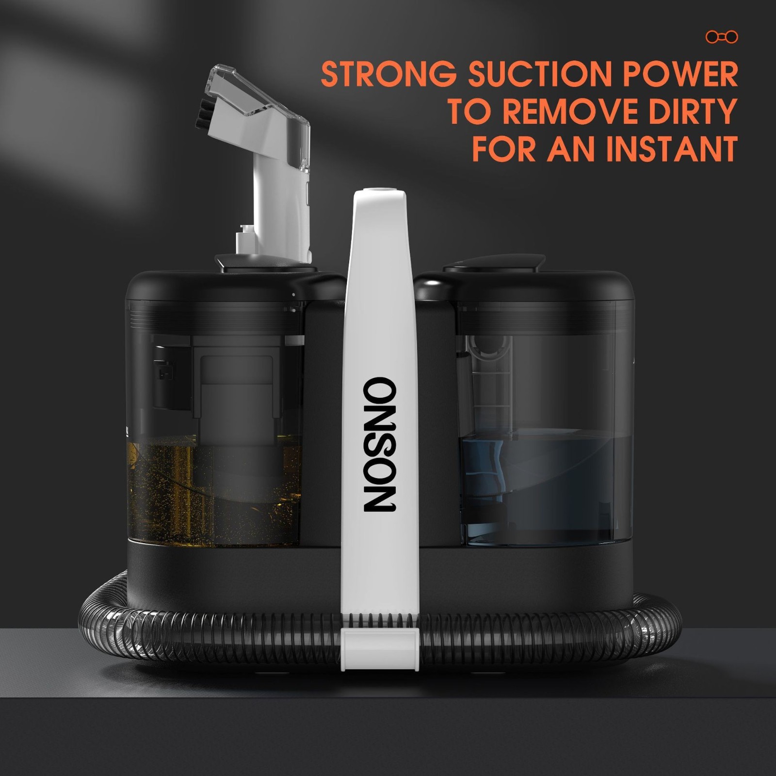 定制布艺清洗机 跨境家用有线大功率沙发床垫地毯喷抽吸清洁机图4