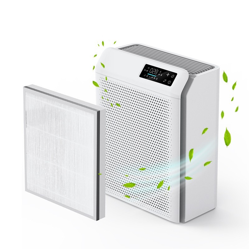 跨境空气净化器家用智能静音桌面空气UV杀菌便携式净化机滤网图3