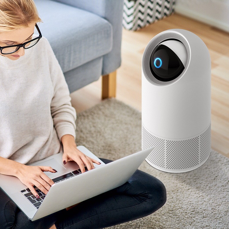 智能空气净化器家用桌面负离子UV除甲醛室内净化机复合滤网跨境图4