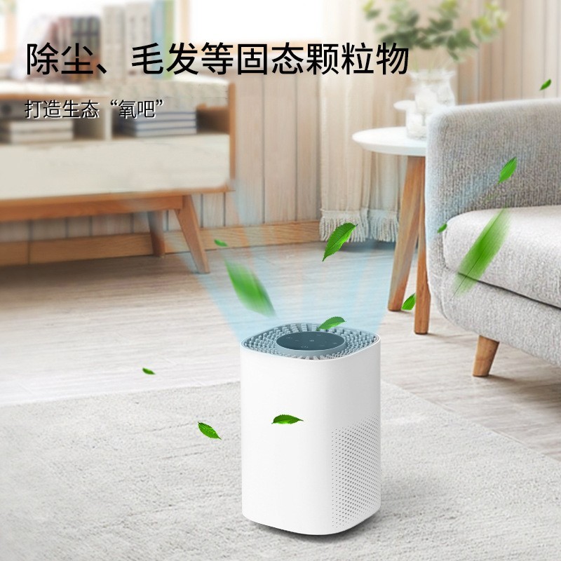 新款桌面便携式空气净化器家用除甲醛小型杀菌净化空气室内净化机图2