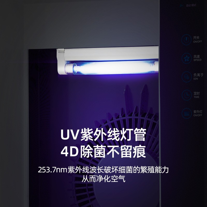 台式家用负离子空气净化器室内除异味甲醛烟尘跨境礼品定制图2