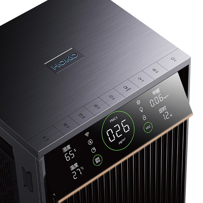 台式大风量空气净化器家用深层净化过滤智能空气净化机工厂OEM图4