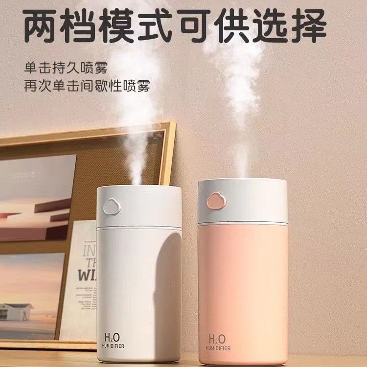 新款云朵加湿器USB家用车载迷你补水大容量400ML香薰机加湿器图3