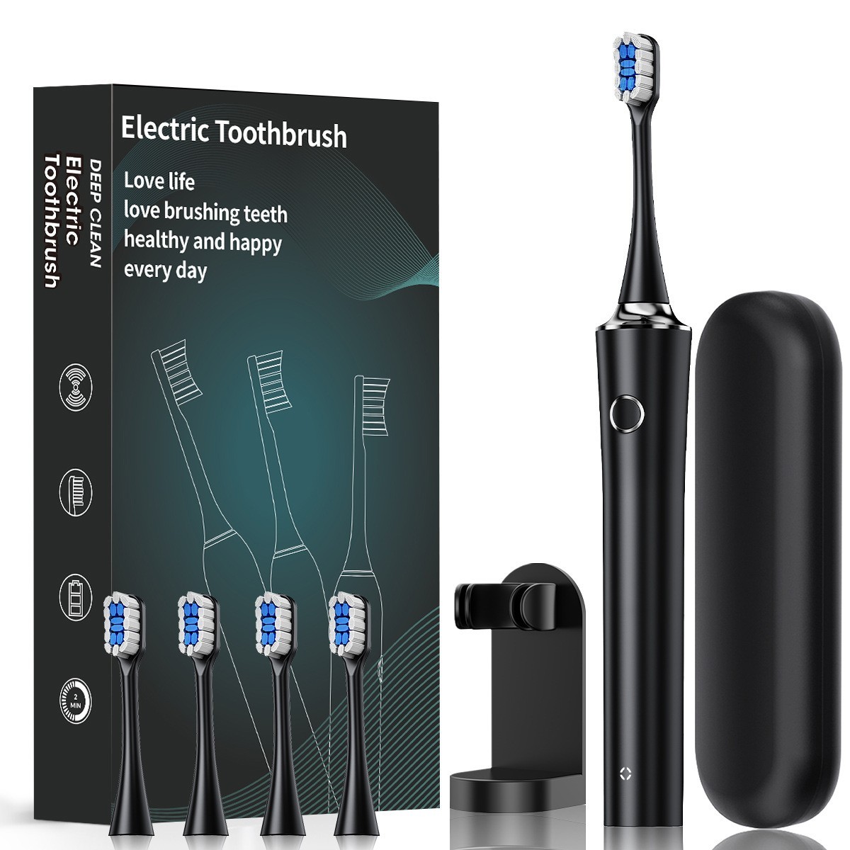 英文包装电动牙刷跨境新品磁悬浮电动牙刷图2