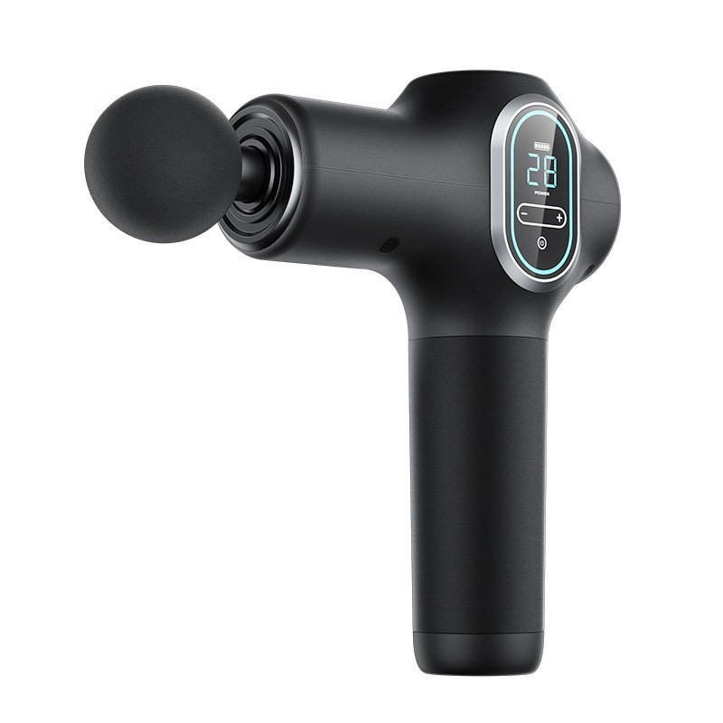 跨境高端无刷筋膜枪定制贴牌大型枪健身肌肉放松颈椎按摩器中英文图5