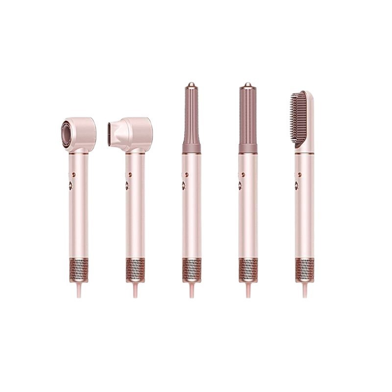 跨境新品五合一无叶吹风机负离子多功能家用电吹风机直发器卷发器图4