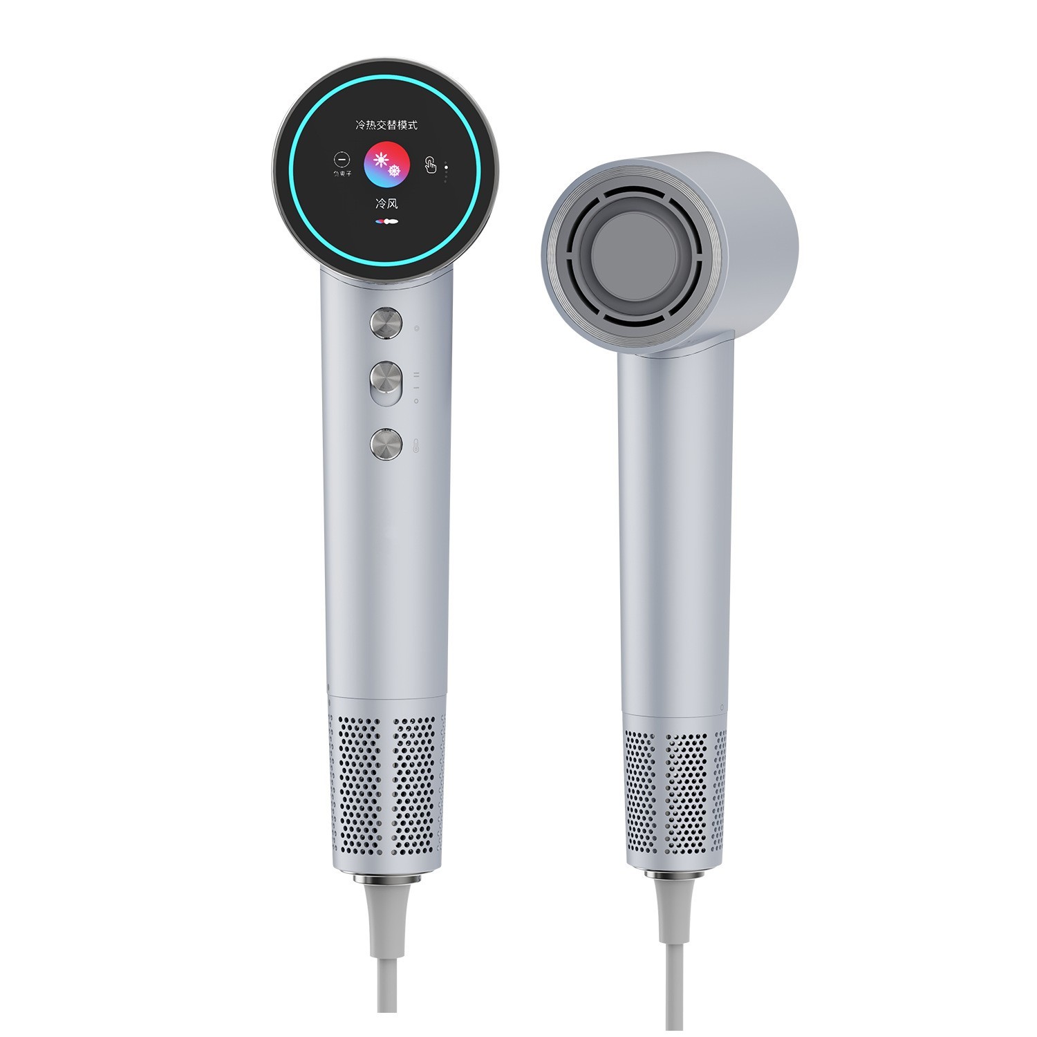 跨境高速负离子吹风机护发速干智能屏显大风力静音家用电吹风机图5