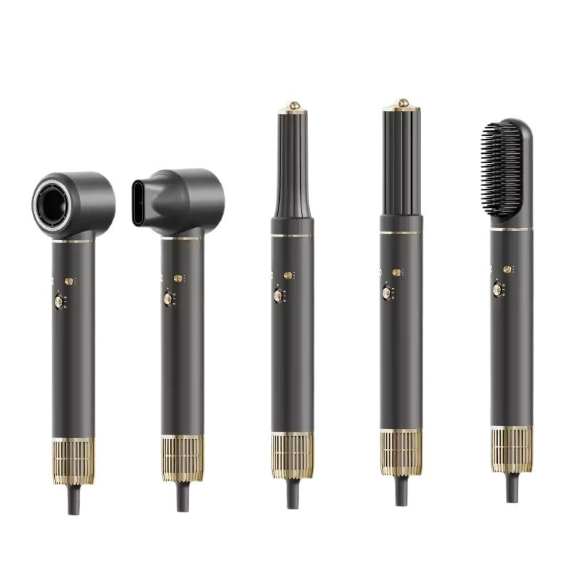 跨境多功能吹风机干卷直三用热风梳负离子家用大风力高速吹风机图5