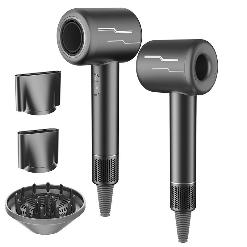 工厂定制顶配高速吹风机发廊家用大功率无叶吹风筒中空跨境电吹风图5