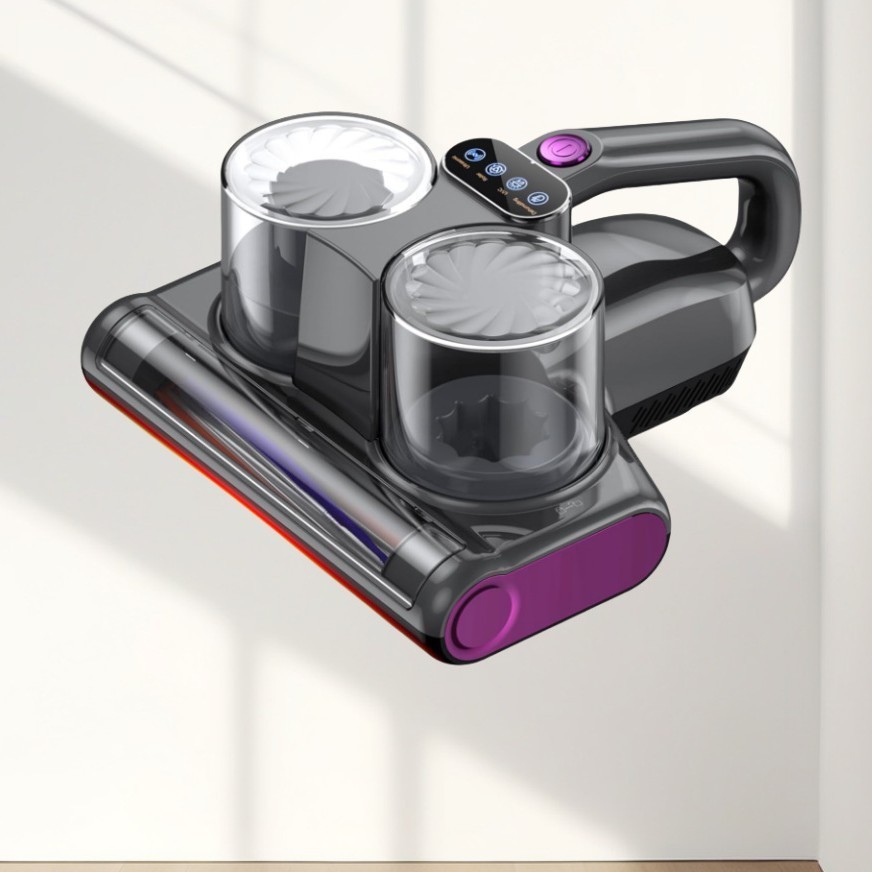 外贸大吸力滚刷双杯手持热风UVC除螨仪床上器双杯吸尘神器吸尘器图4