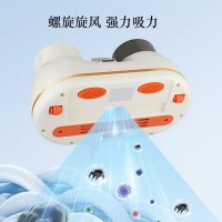 跨境手持除螨仪家用智能充电款无线床上迷你吸尘器滚刷