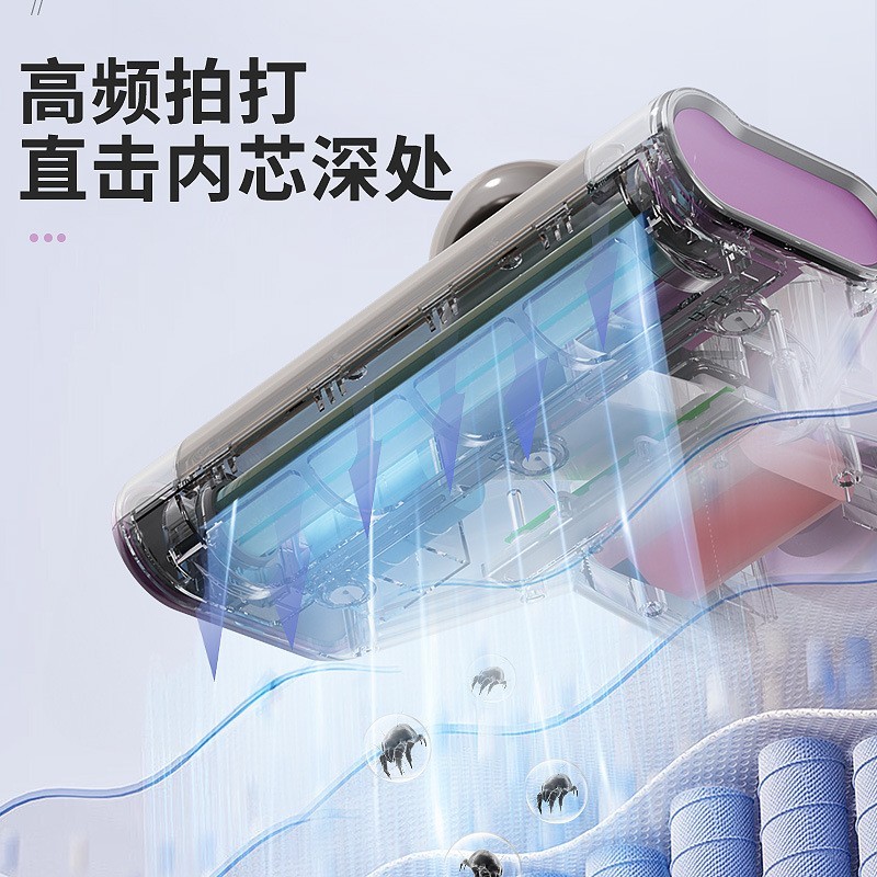 跨境家用手持无线除螨仪大吸力充电式吸尘器紫外线杀菌除螨机定制图3
