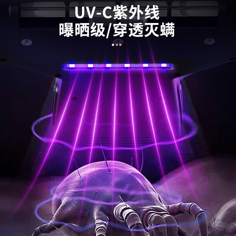 跨境家用手持无线除螨仪大吸力充电式吸尘器紫外线杀菌除螨机定制图2