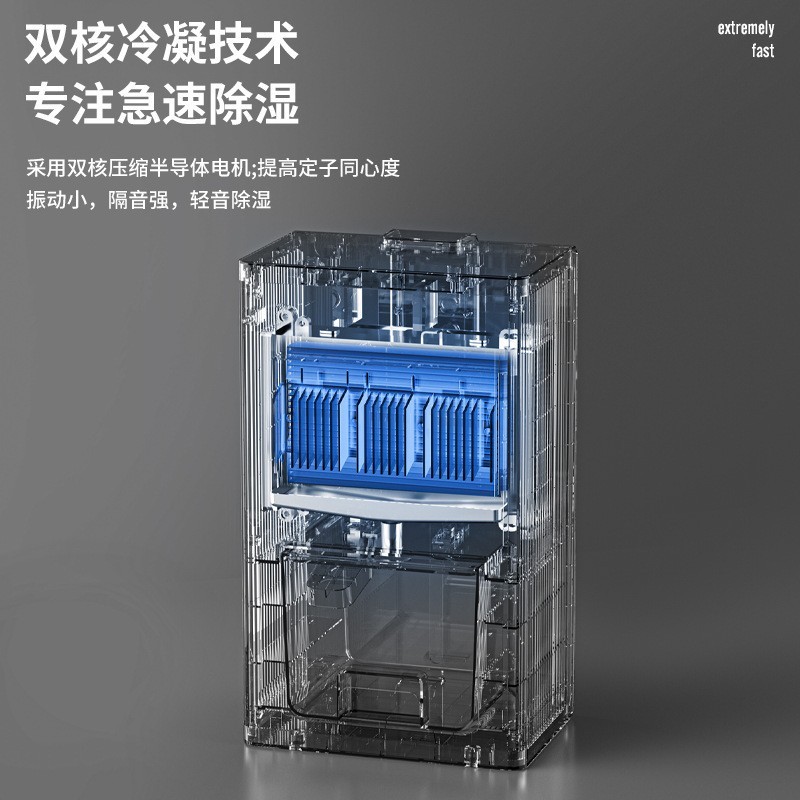 家用除湿机衣柜用去湿神器浴室地下室用净化抽湿机厂家跨境110V图2